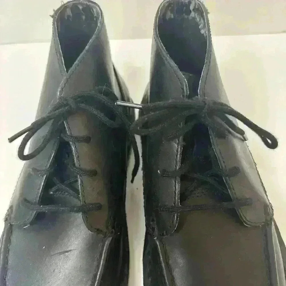 Denim & Supply‎ Ralph Lauren Mens 7.5 Brackley Black Leather Ankle Boot